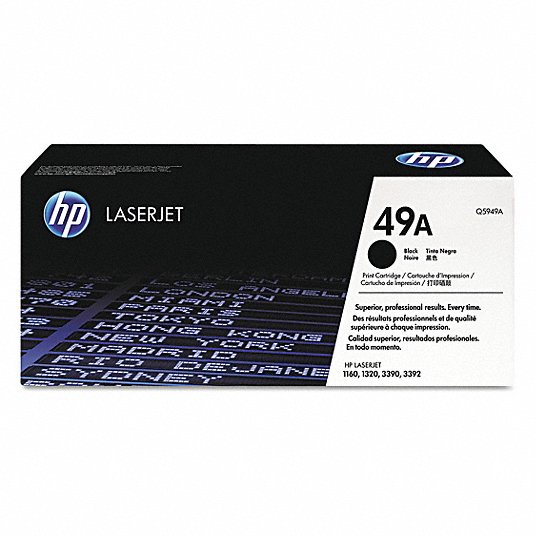 HP Printer Cartridge 49A Black LaserJet Smart  2500pgs for LJ 1320-1160-3390
