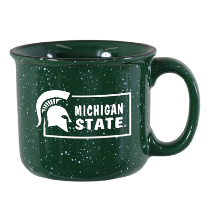 Michigan State Ceramic Campfire Mug