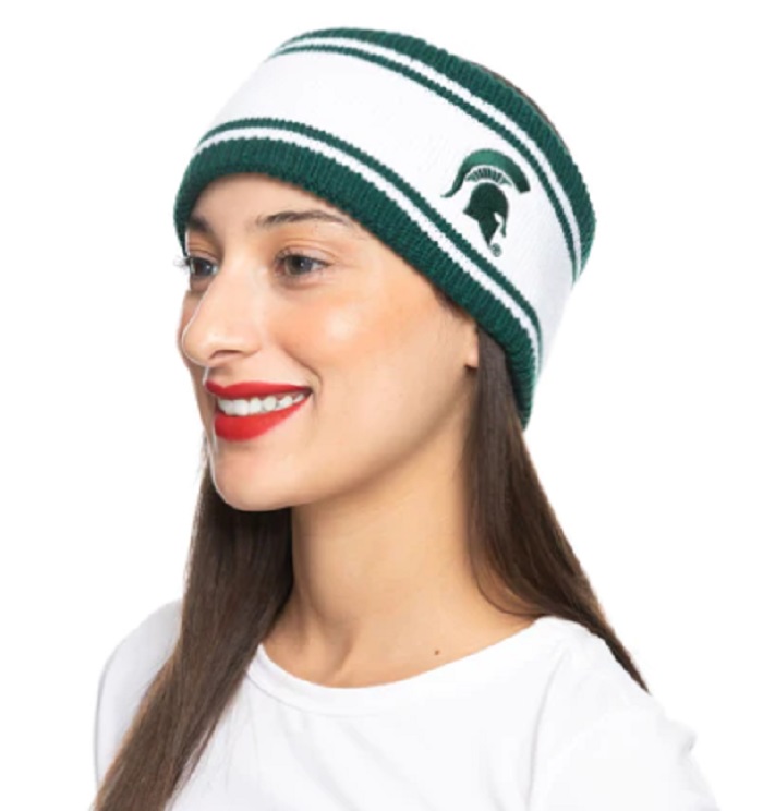 MSU Knit Headband- Stay warm while boldly proclaiming your Spartan spirit with this cold weather headband!