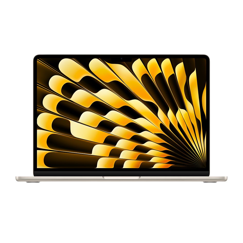13-inch MacBook Air: Apple M3 chip with 8-core CPU and 8-core GPU, 8GB, 256GB SSD - Starlight (March 2024)