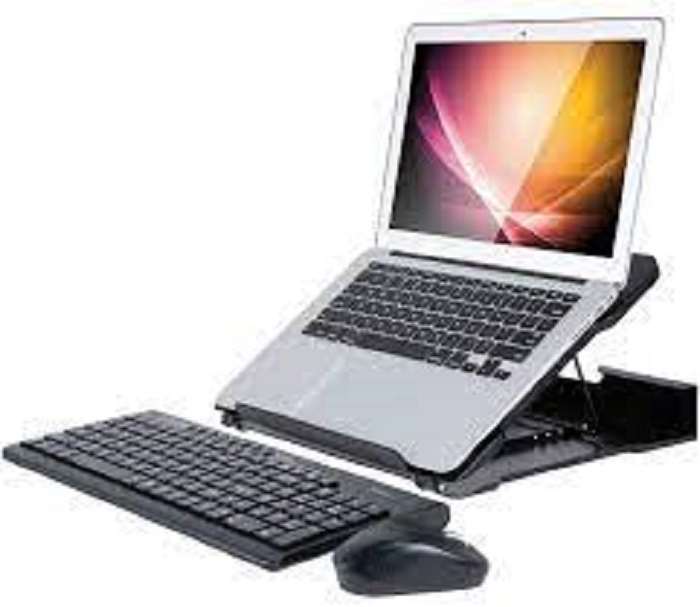 Allsop Metal Art Adjustable Laptop Stand - Black 13x11in