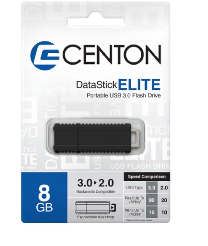 8GB Centon DataStick Elite-USB 3.0 Flash Drive
