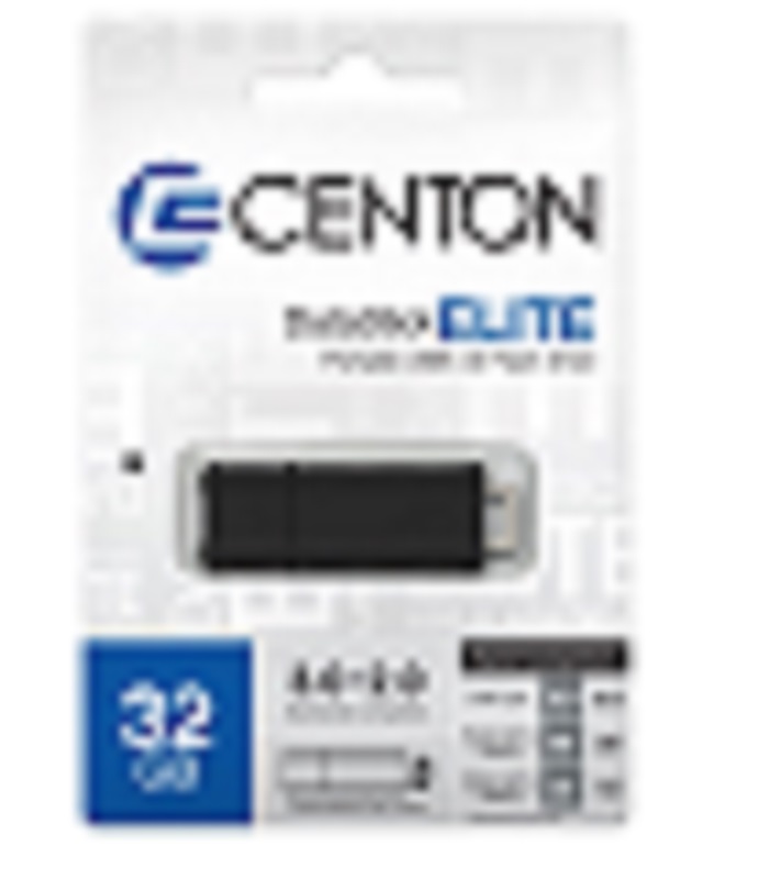 Centon DataStick Elite USB 3.0 Flash Drive - Black 32GB-Move, save and share information between computers.  Works on any USB port device.  Fast data transfer.  Store music, movies files, etc.  