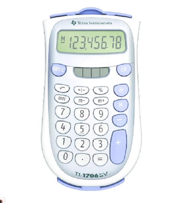 Calculator TI 1706 Super View  Basic-Silver