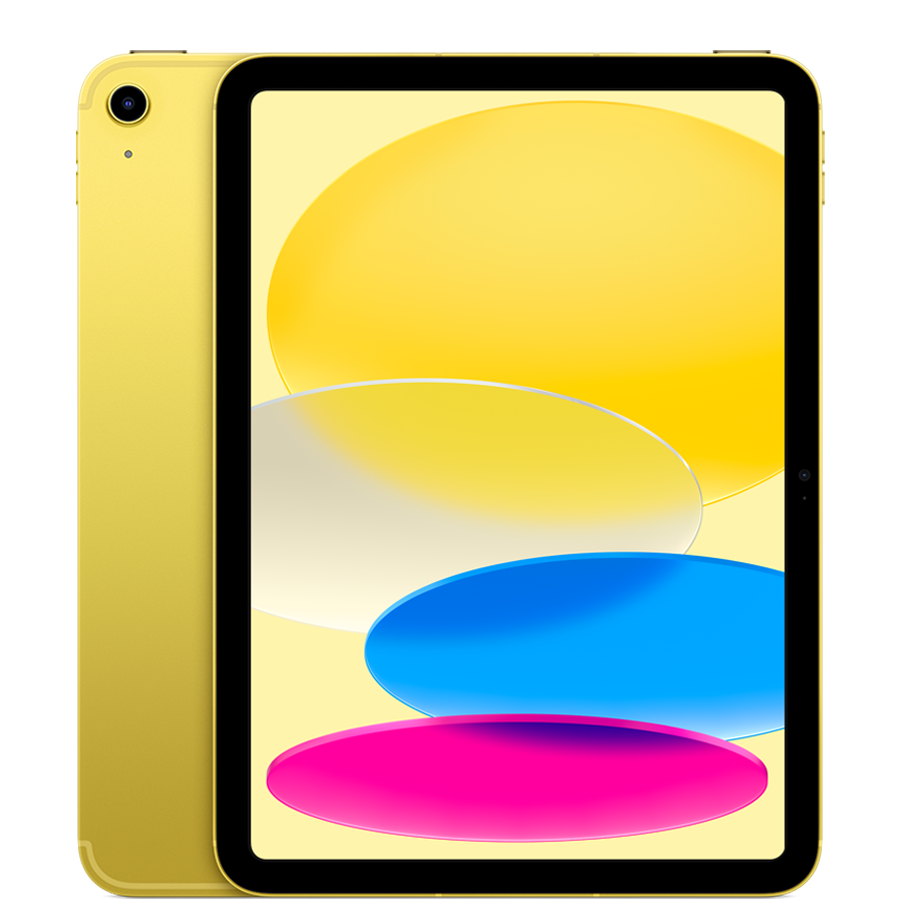 MQ6L3LL/A - 10.9-inch iPad Wi-Fi + Cellular 64GB - Yellow - 10th Generation (October 2022)