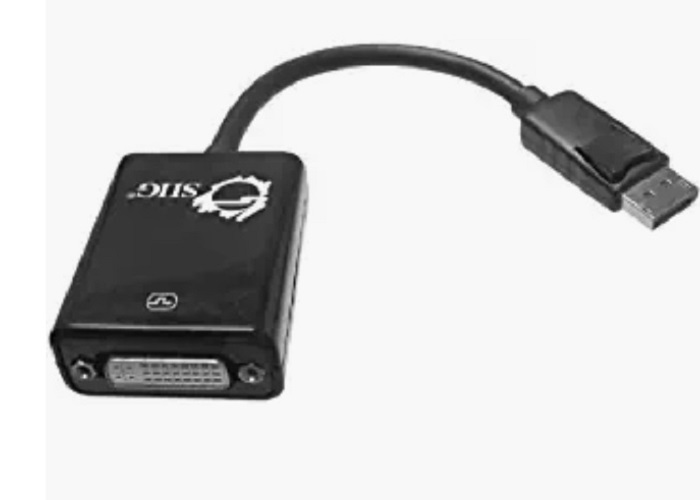 SIIG DisplayPort to DVI Adapter-Provides optimal video quality