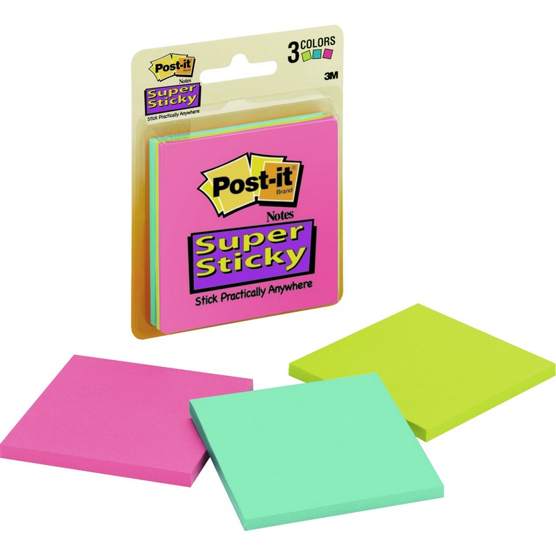 3M Post-It 3x3 Super Sticky Notes