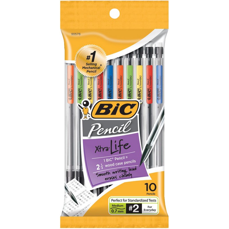 Bic Pencil .7 Black 10 pack