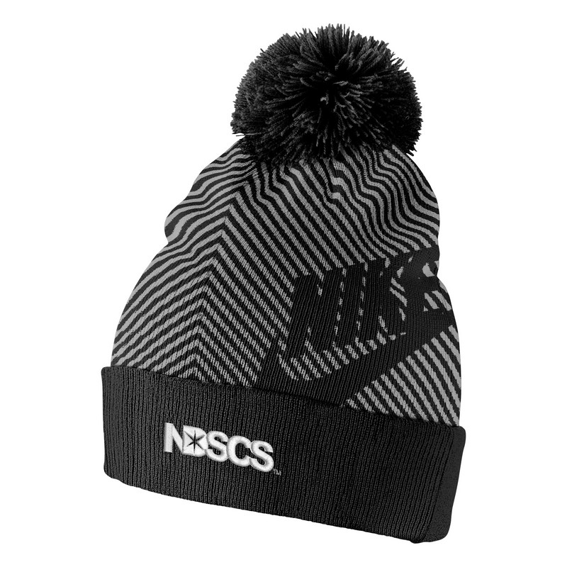 Striped Pom Beanie - by Nike