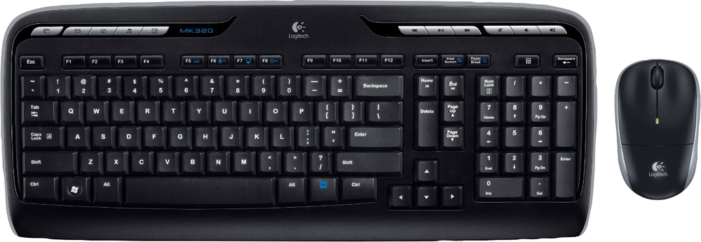MK320 Portable Wireless Keyboard/Mouse Combo
