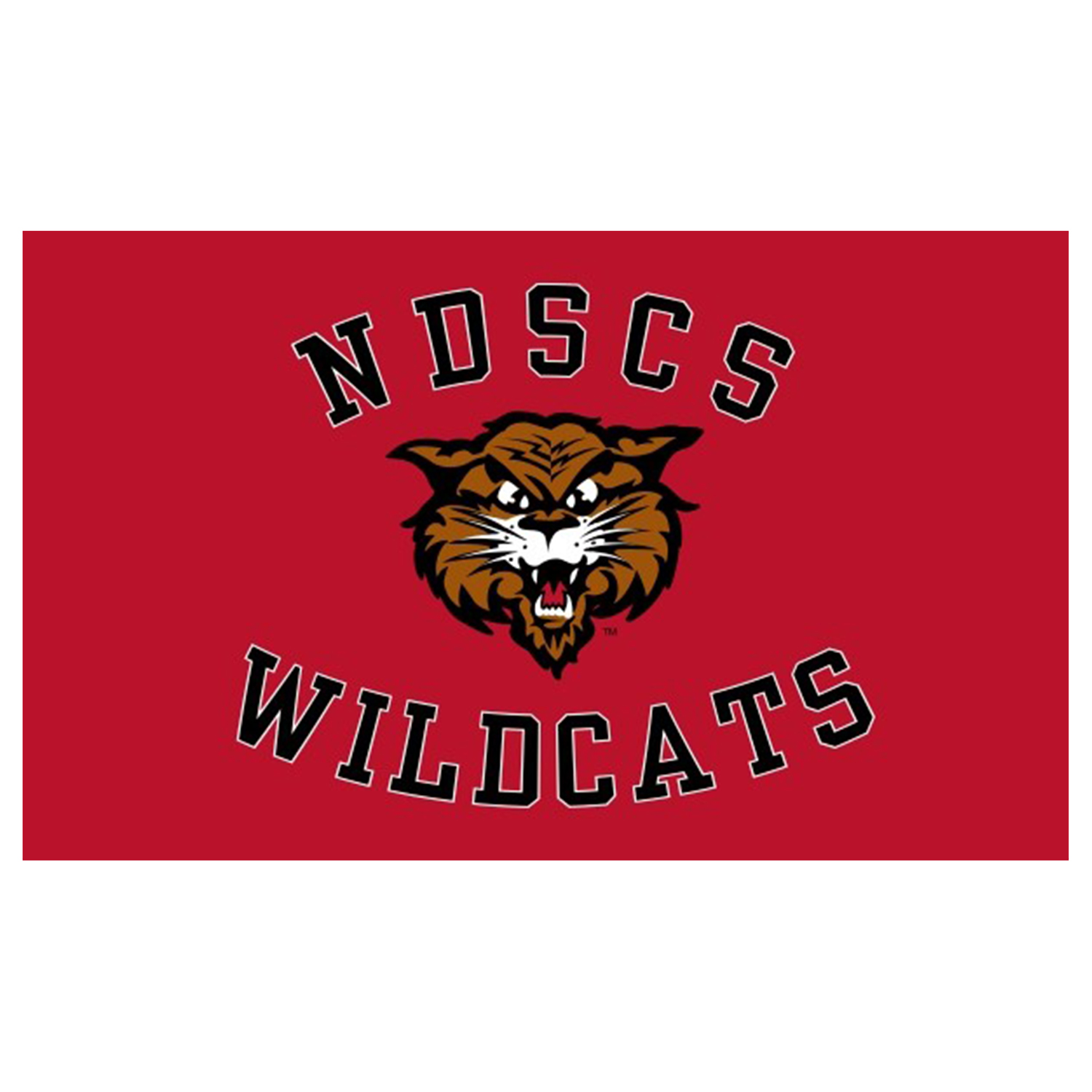 3 X 5 NDSCS Wildcats Flag - by Sewing Concepts 