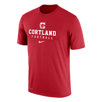 NIKE CORTLAND DF COTTON SS FOOTBALL TEE | The Campus Store